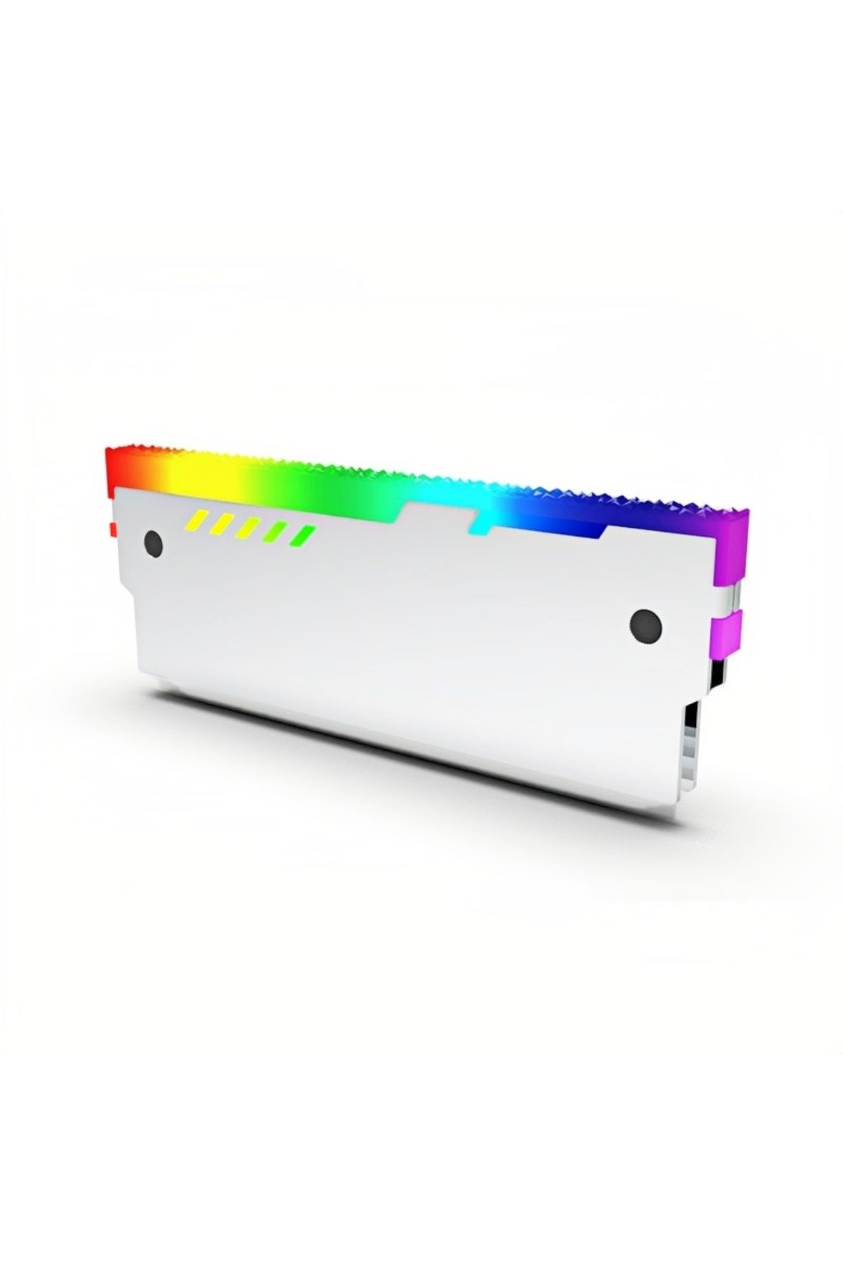 Choice-White Aluminum Desktop Memory Module Heat Dissipation Vest, Argb Light Effect, Desktop Memory Heat D 1