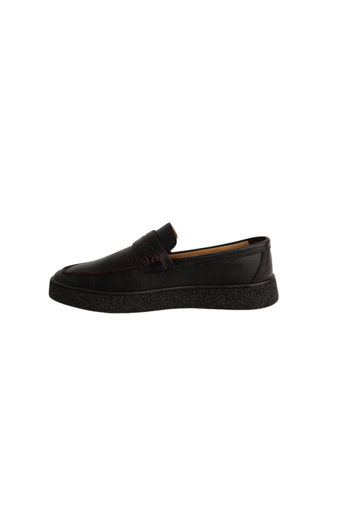 Greyybull Shoes-Coffee Genuine Leather Men's Casual Shoes, Loafer Shoes, Light Shoes 5