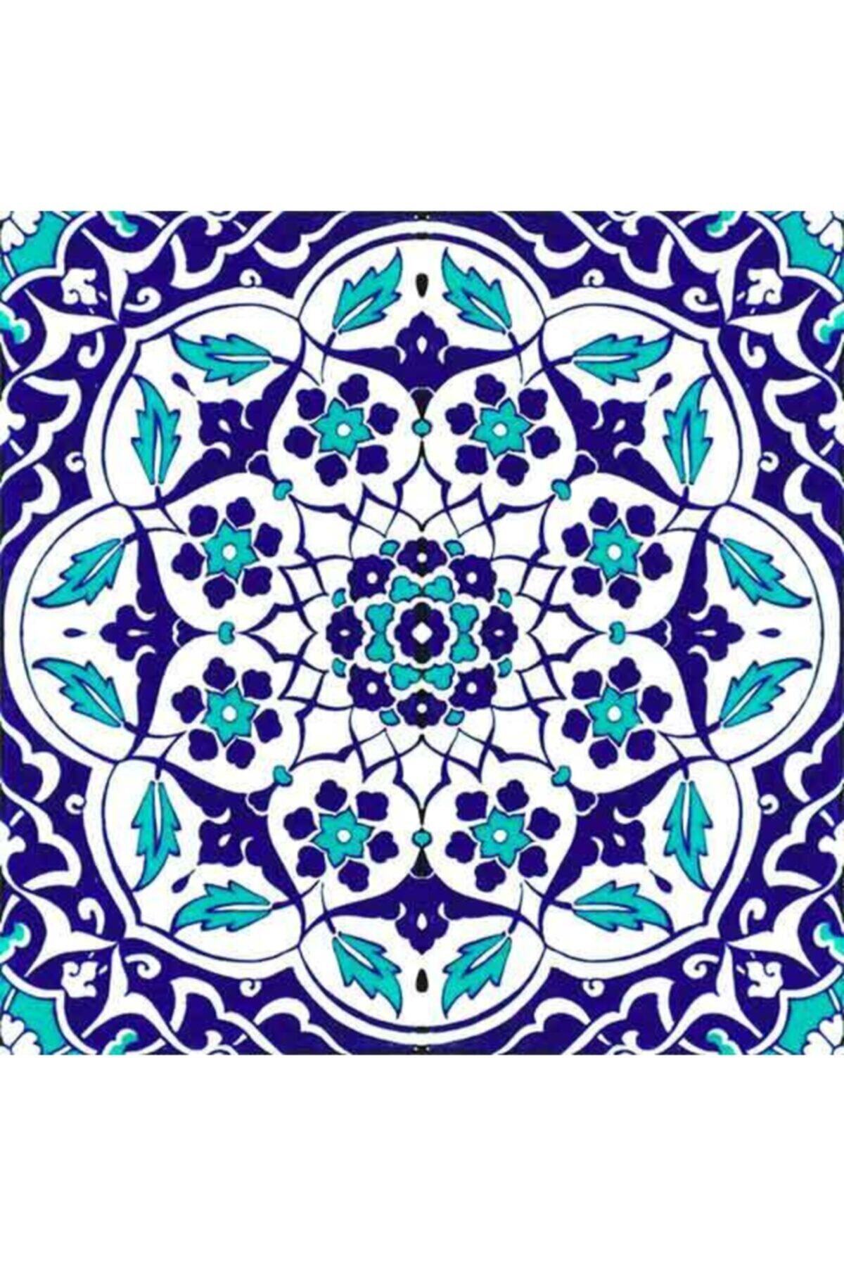 Armada Çini 20x20 Cm Ac 92 Osmanlı Mavi Beyaz Kütahya Çini Karo