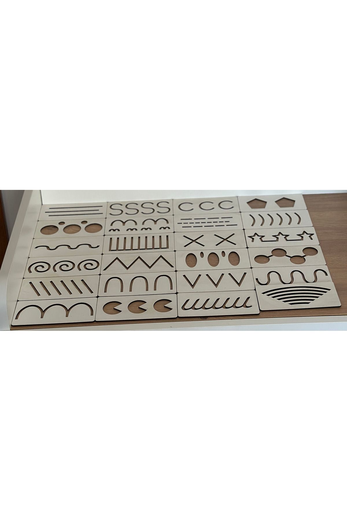 Bellacasa 24'lü Çizgi Çalışma Seti, Eğitici Oyuncak, Montessori Eğitim Oyuncak, Motor Zeka Oyuncak fotoğrafı 4 (önizleme)