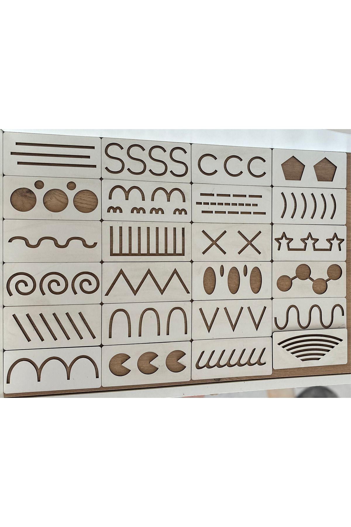 Bellacasa 24'lü Çizgi Çalışma Seti, Eğitici Oyuncak, Montessori Eğitim Oyuncak, Motor Zeka Oyuncak fotoğrafı 5 (önizleme)