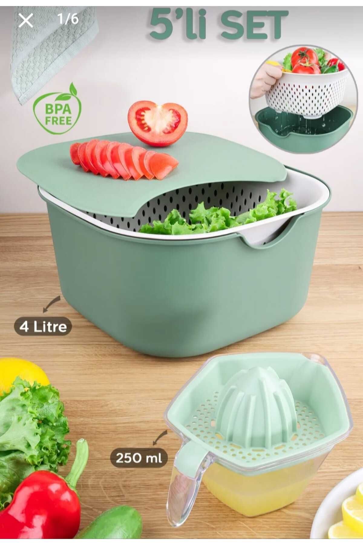 EceAksesuar-Functional Storage Container Set 4 Pieces 3