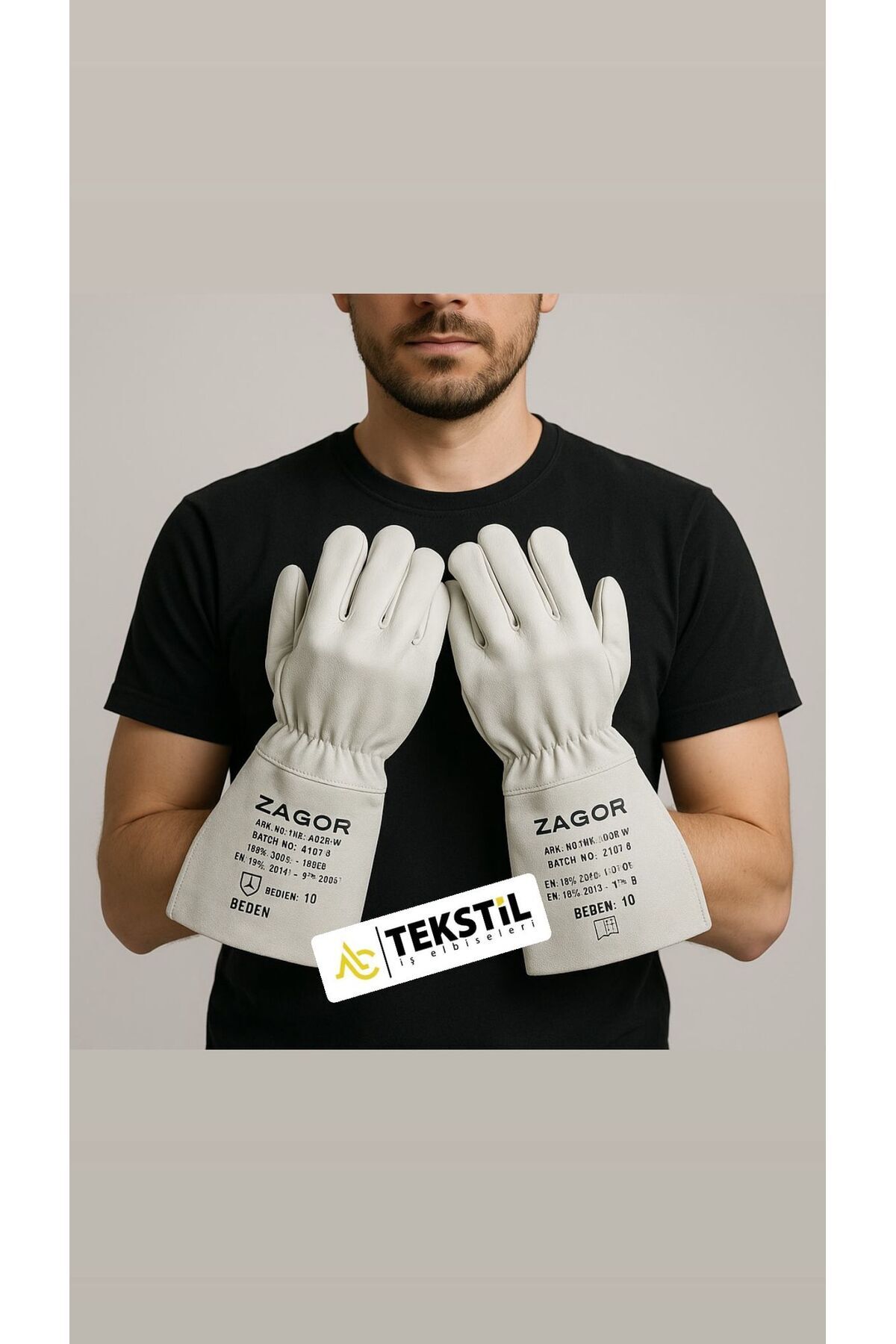 Zagor Argon Kaynaçı Eldiveni Deri