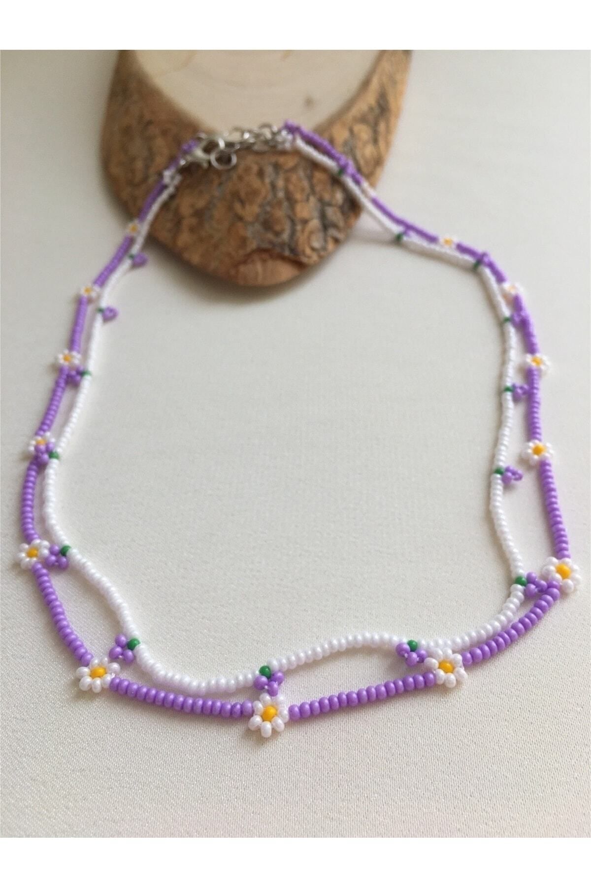 Handmade-Minimal Bead Grape Necklace Set 2