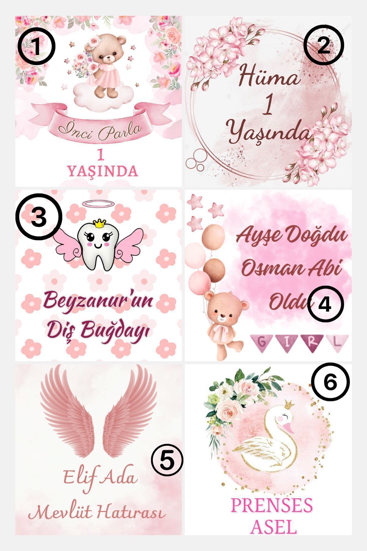 Genel Markalar Bebek Hediyesi Doğum Günü Bebek Mevlüt Bubble Mum - 15 Adet fotoğrafı 3 (önizleme)