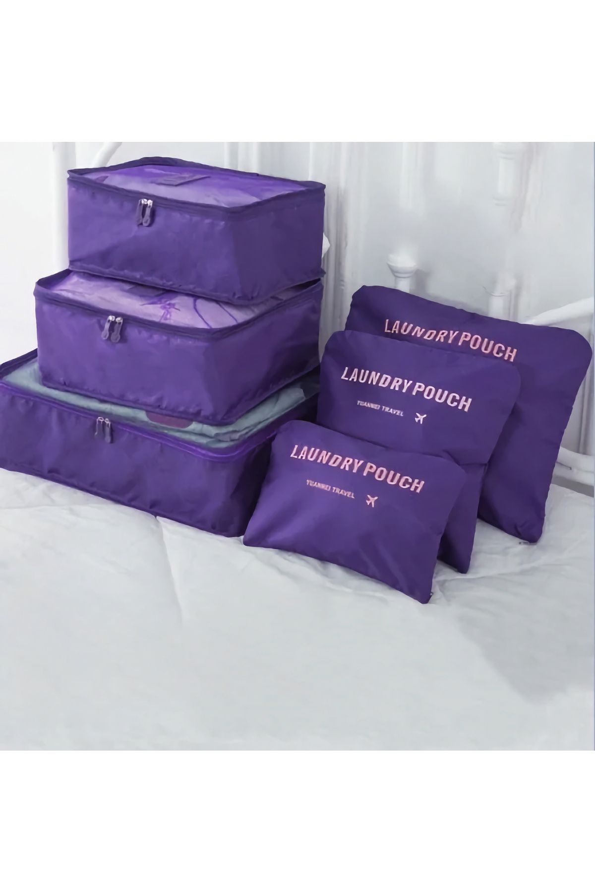 miraza-Set of 6 Travel Organizers, Ideal for Suitcases, Trolleys, Different Sizes 7