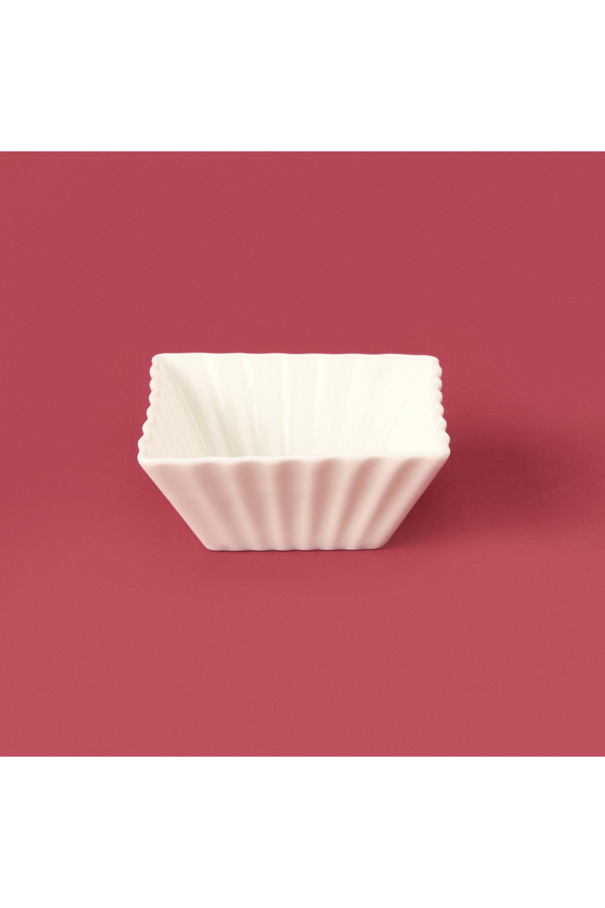Paçi-Square Column Sauce Bowl - White - 7 cm 1