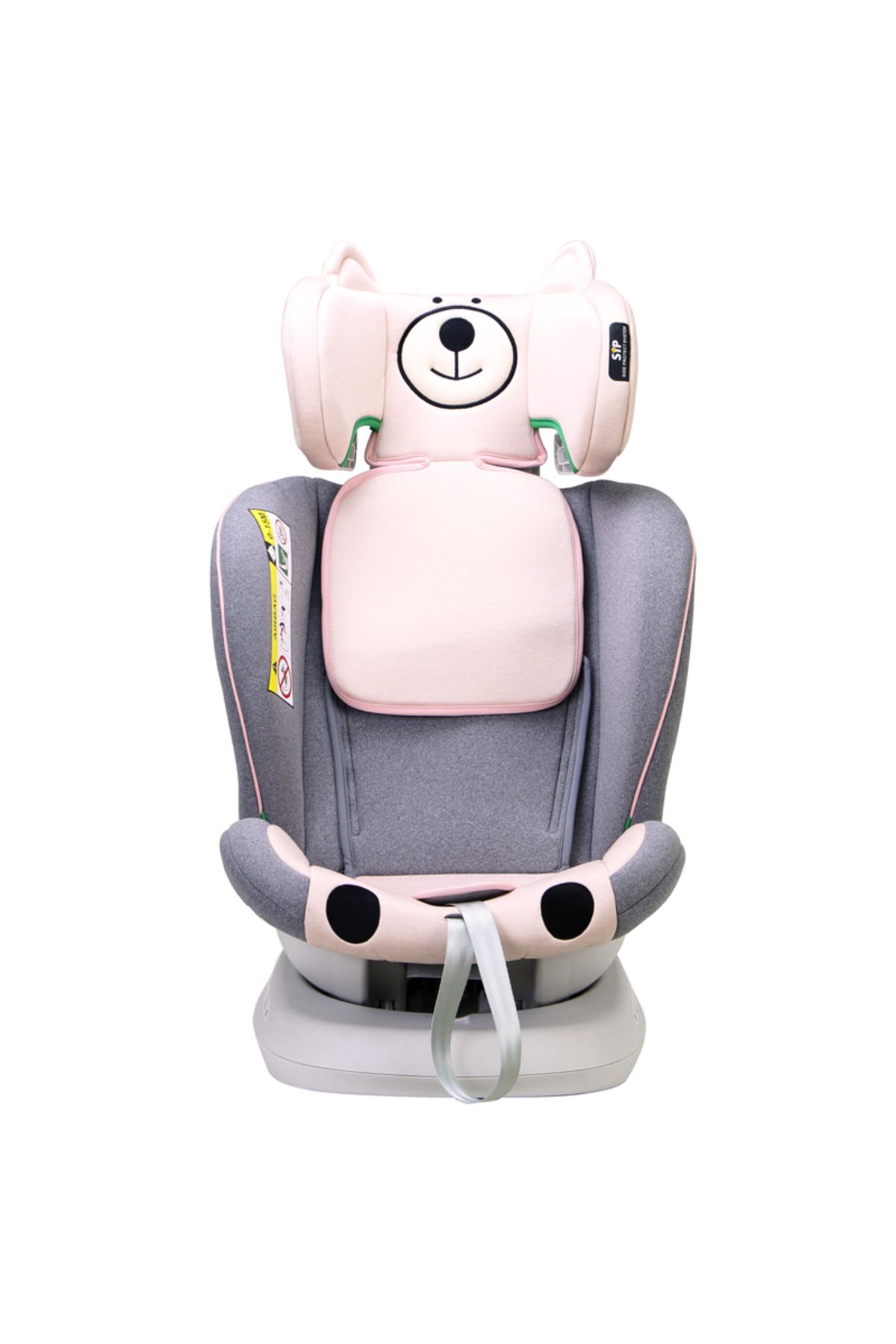 BUF BOOF-Scaun auto TWT Plus iSize Buf Boof UrsPink isofix Rotativ 360 Pozitie Somn Top Tether 40-150 cm 8