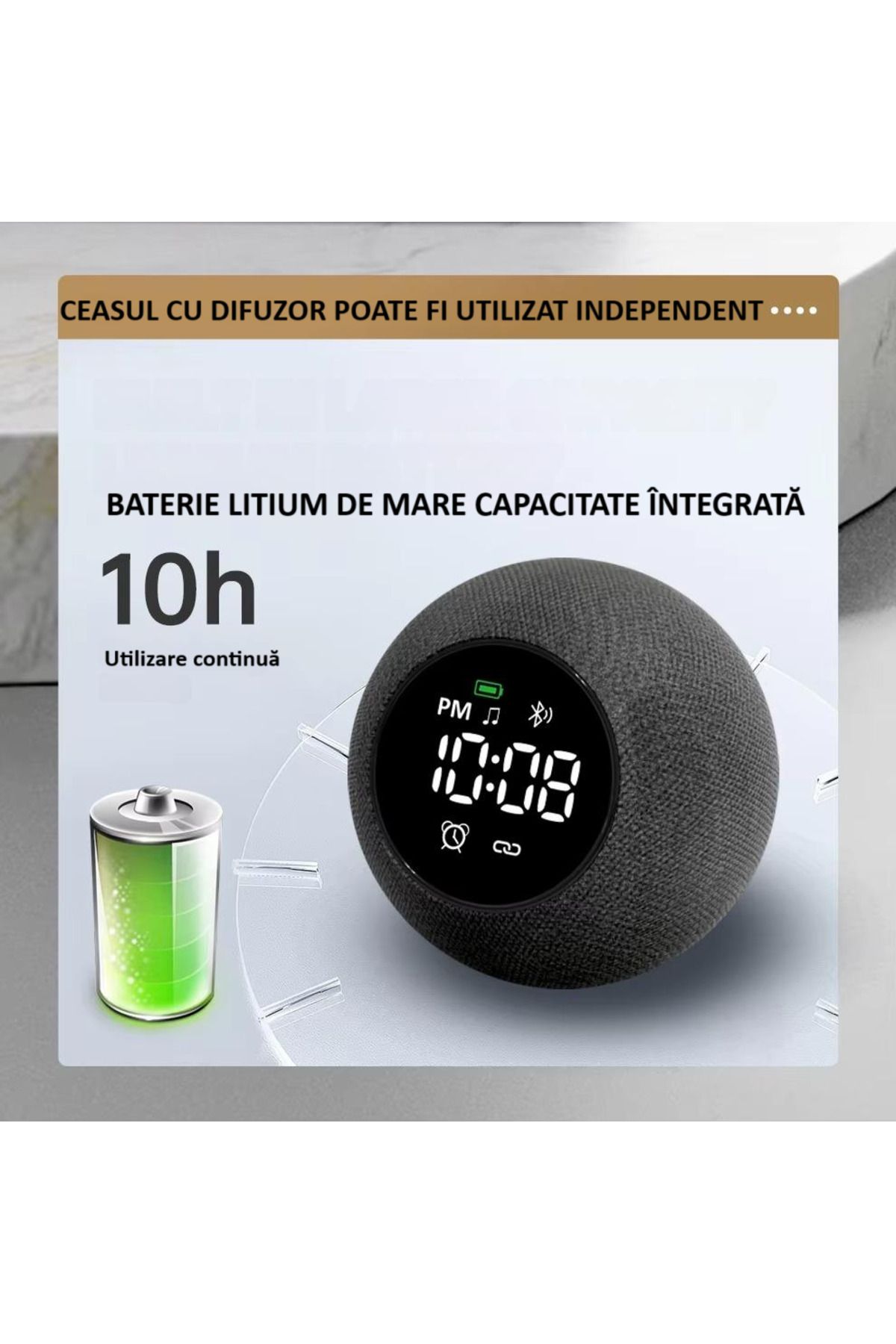 zyteq-ZYTEQ®️ portable speaker with 6 in 1 wireless charger, Bluetooth, fast charge, black 5