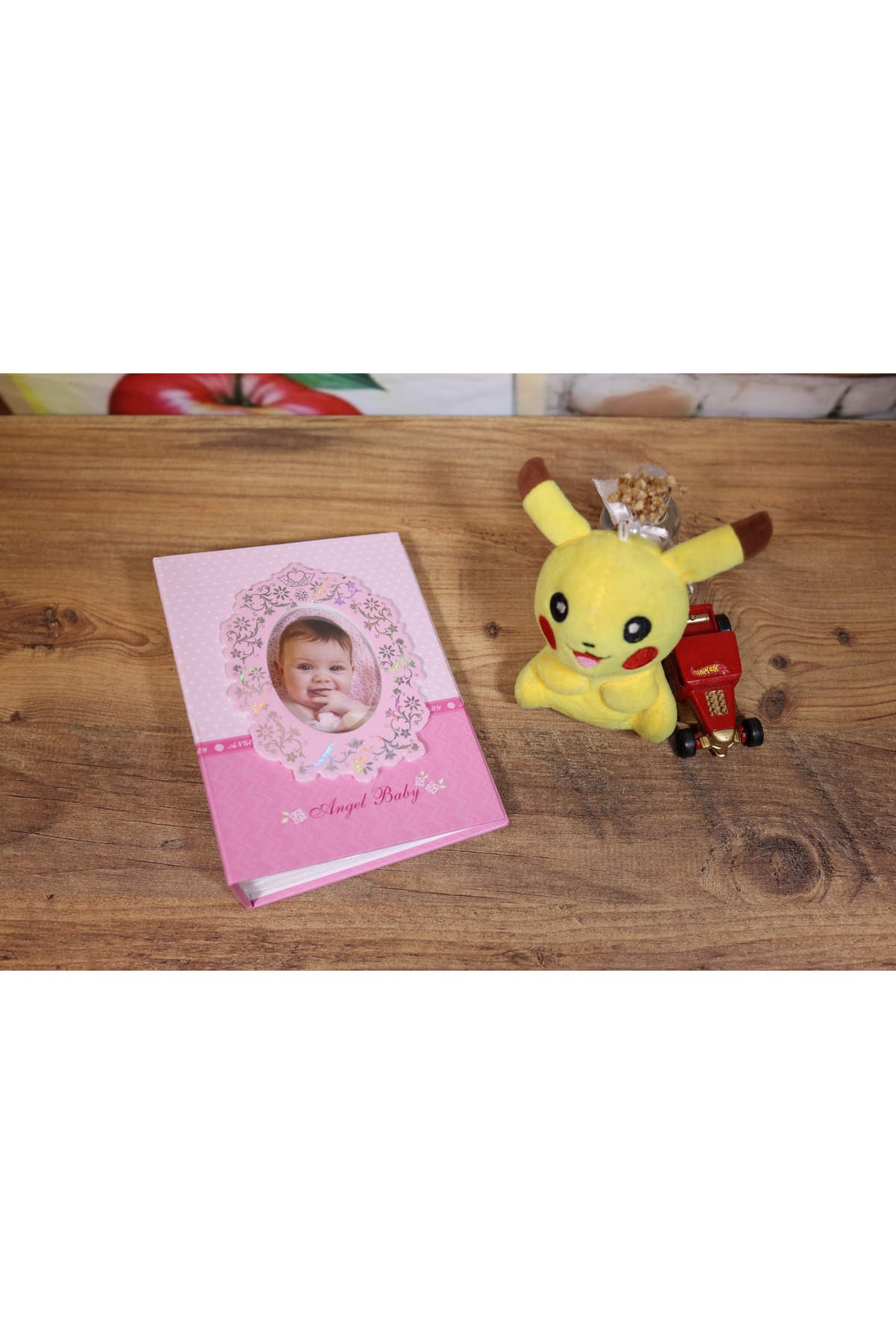 NRCN 10x15cm 100’lük Pencereli Bebek Fotoğraf Albümü Pembe fotoğrafı 2 (önizleme)