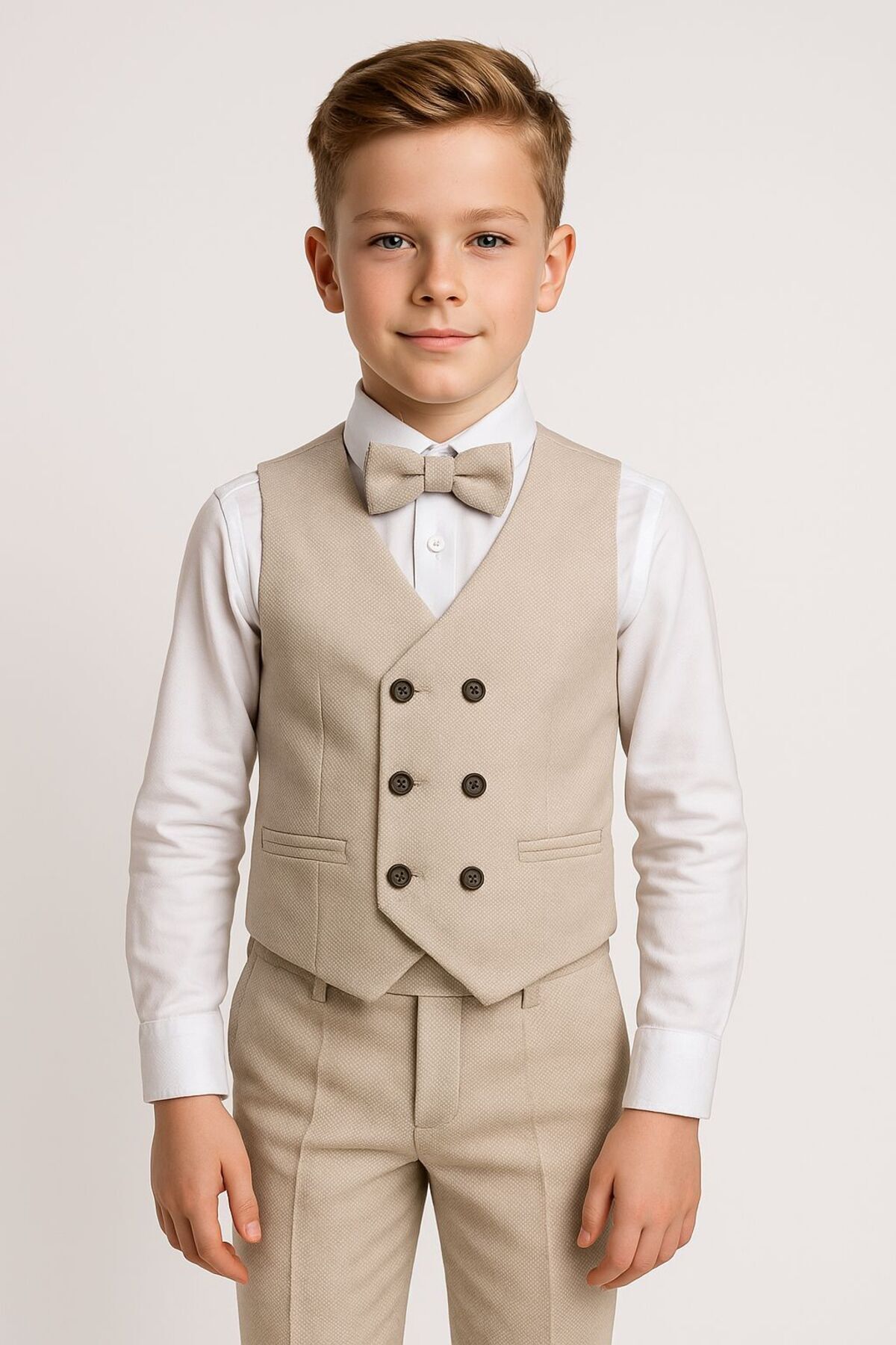  ست جلیقه لوردینو پسرانه ۴ تکه (۲ تا ۱۳ سال)