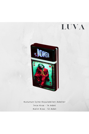 FES PLASTİK SİGARA TABAKASI, JOKER DESENLİ KUTU