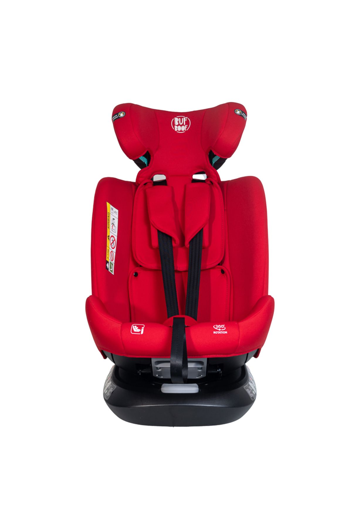 BUF BOOF-Scaun Auto Saphir DELUXE BUF BOOF iSIZE Red Isofix pozitie somn 165 grade rotativ grade 40-150 cm 6