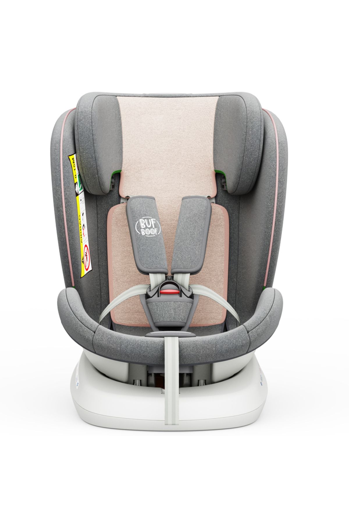 BUF BOOF-Scaun auto TWT Plus iSize Buf Boof Pink isofix Rotativ 360 Pozitie Somn Top Tether 40-150 cm 5