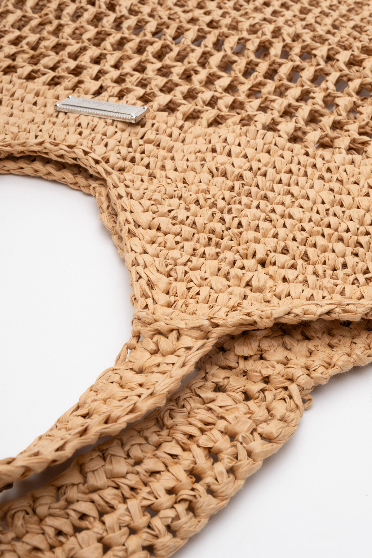 Dericlub-Dericlub Women's Straw Handmade Shoulder Bag Zy 25004 Linen 6