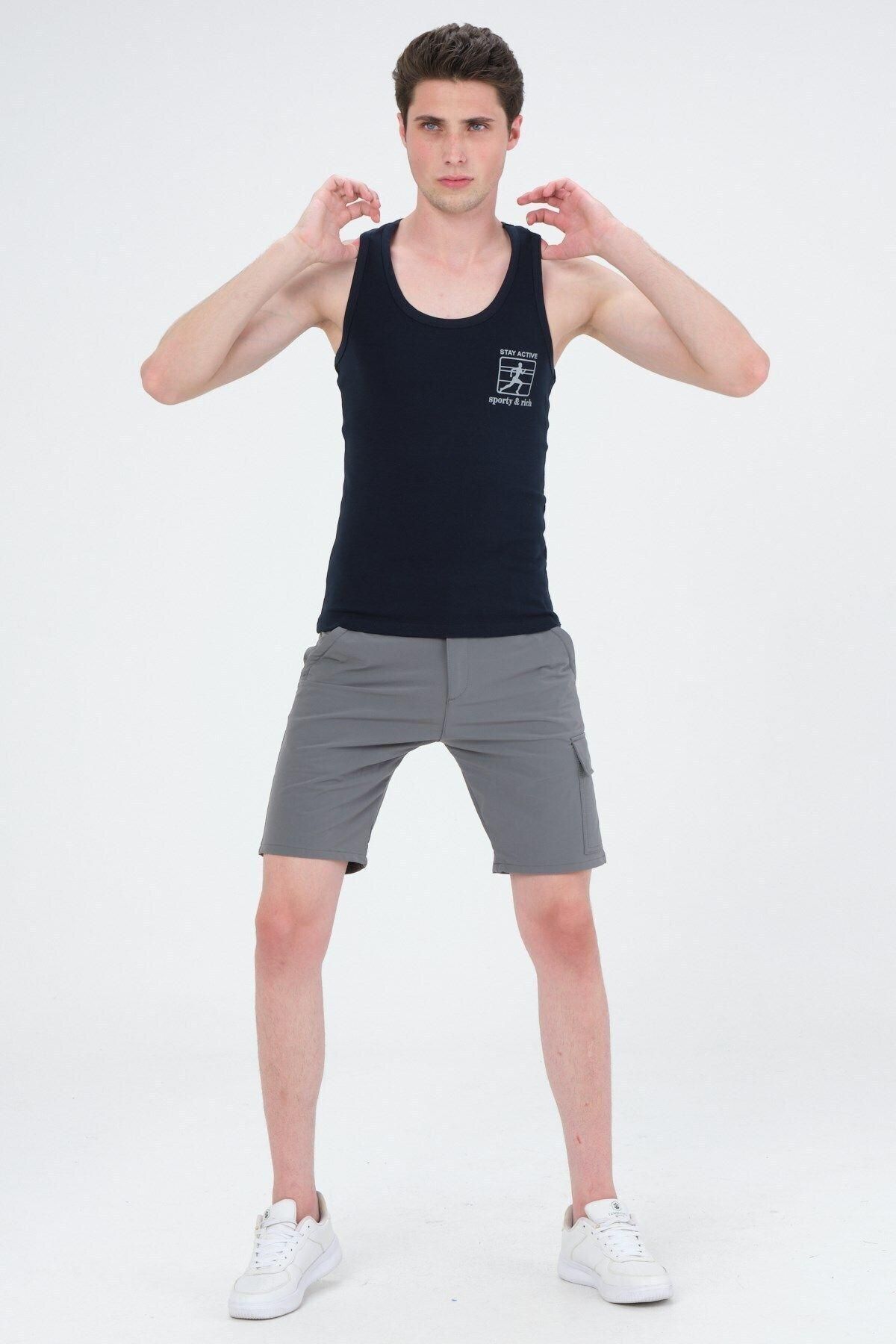 Rich-Men's Swimmer Cut Sports Tank Running Athlete Tank Top 4