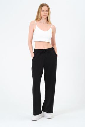 Rich Kadın Yüksek Bel Çizgili Palazzo Pantalon