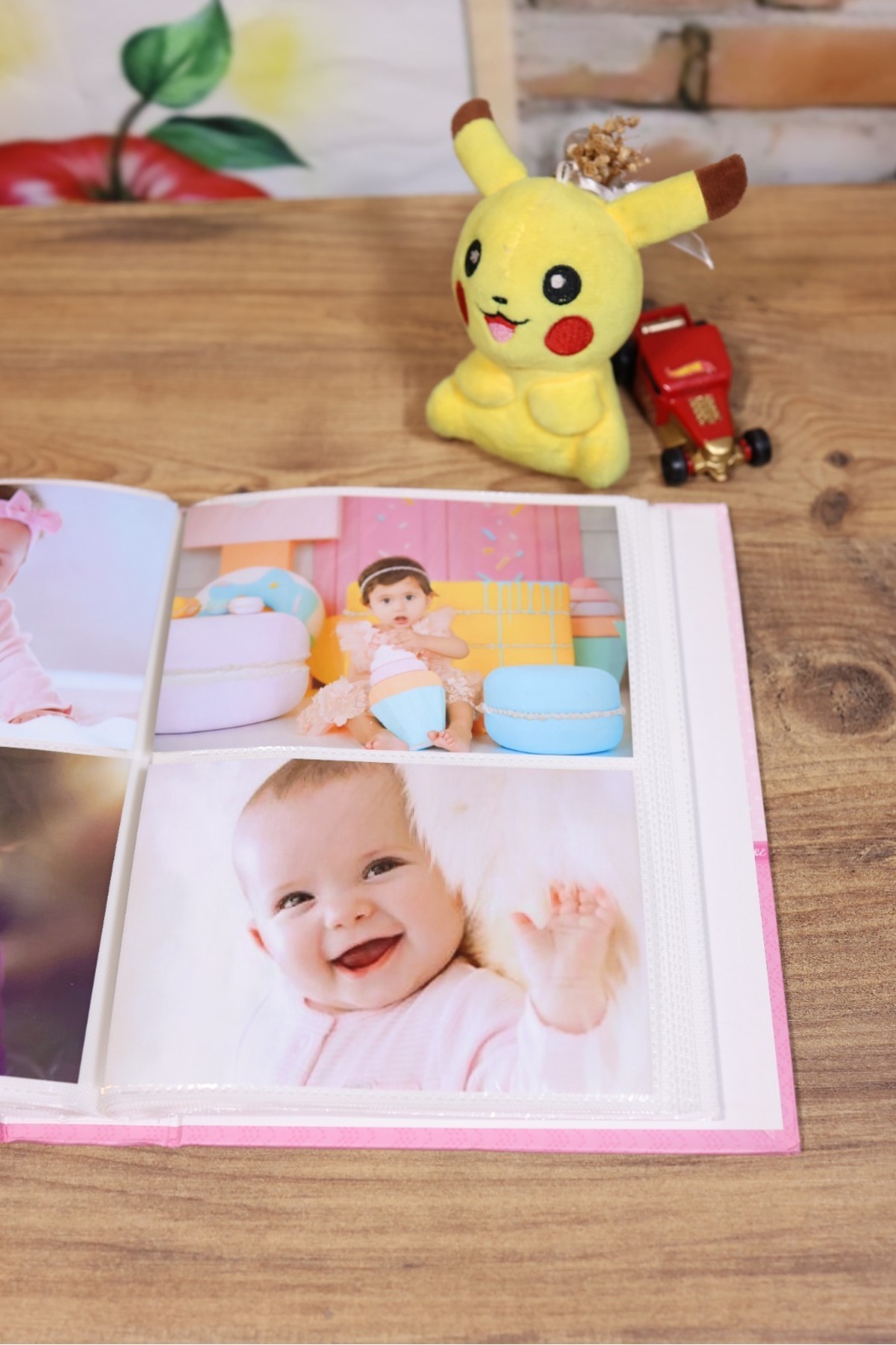 NRCN 10x15cm 200’lük Pencereli Bebek Fotoğraf Albümü Pembe fotoğrafı 4 (önizleme)