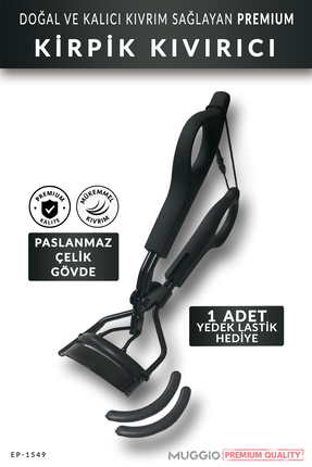 Muggio Kirpik Kıvırıcı Eyelash Curler Premium