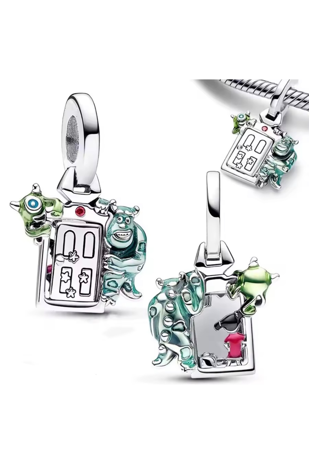 Lovecharm Gümüş Sevimli Canavarlar Kapı Charm