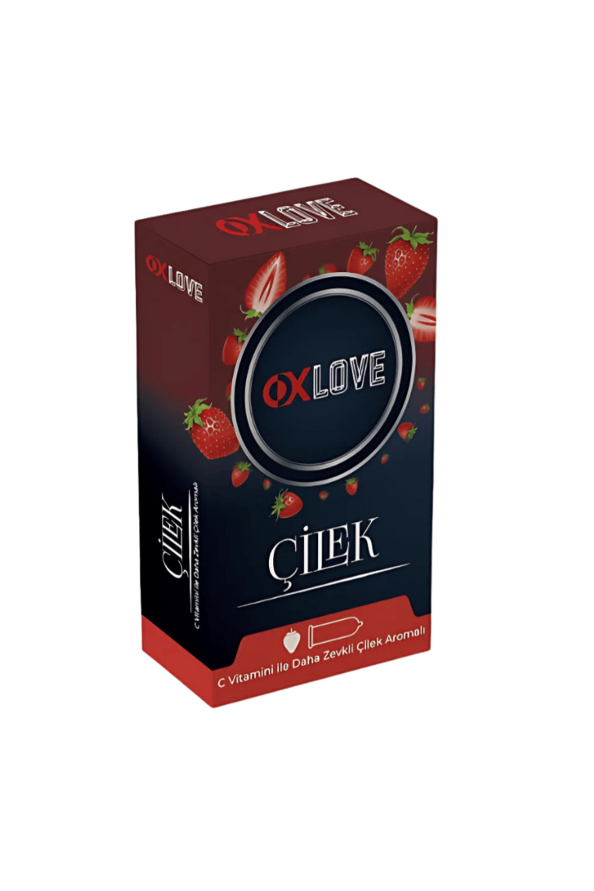 OXLOVE Çilek Aromalı Prezervatif 10'lu