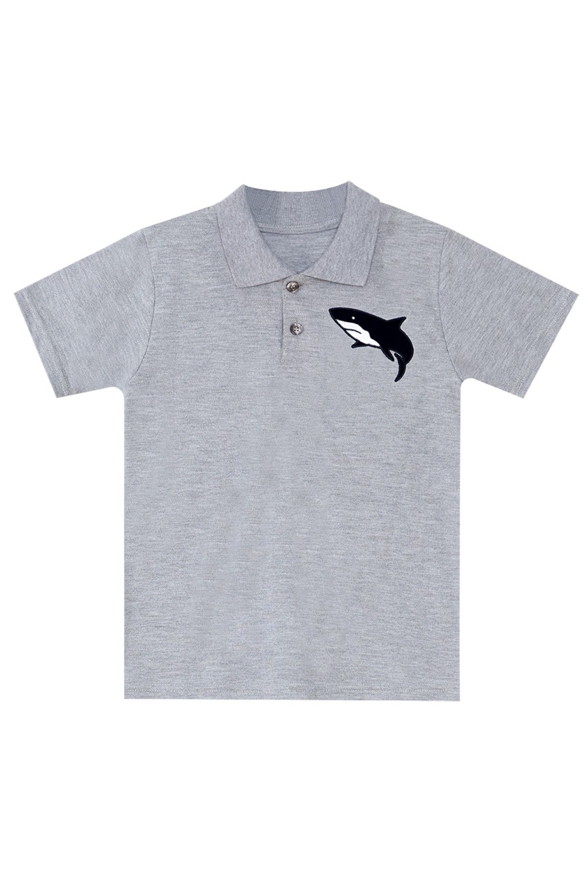 MSHB&G-Boy's Polo Neck T-shirt and Gabardine Shorts Set - Shark 5