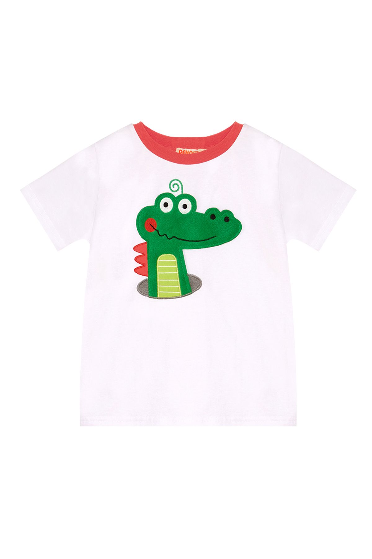Denokids-Комплект летни тениски с къси панталони тип крокодил 5