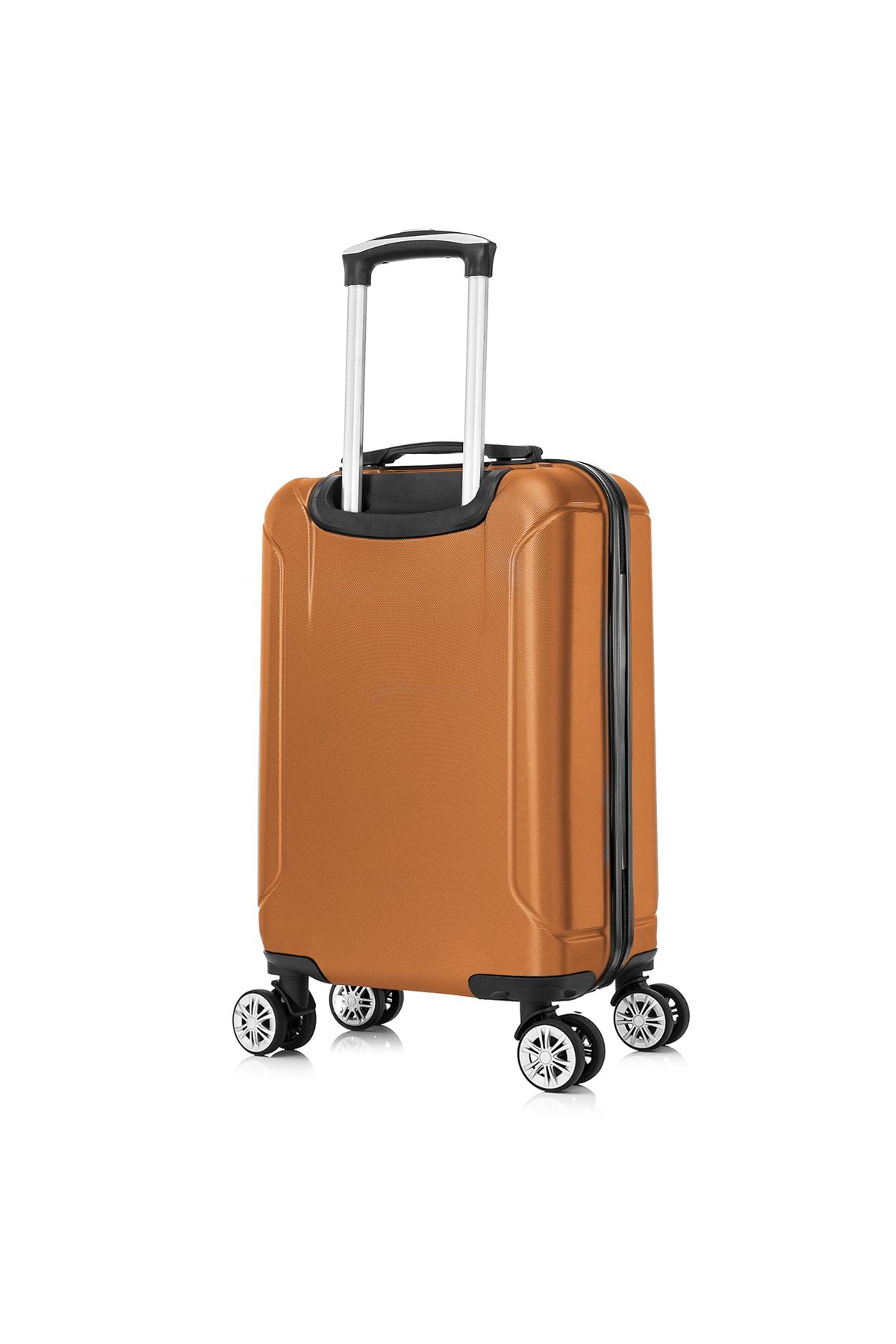 Quasar & Co.-Airplane cabin trolley, Quasar & Co.®, Smart model, telescopic handle, code, 55x37x20cm, ABS, camel 6