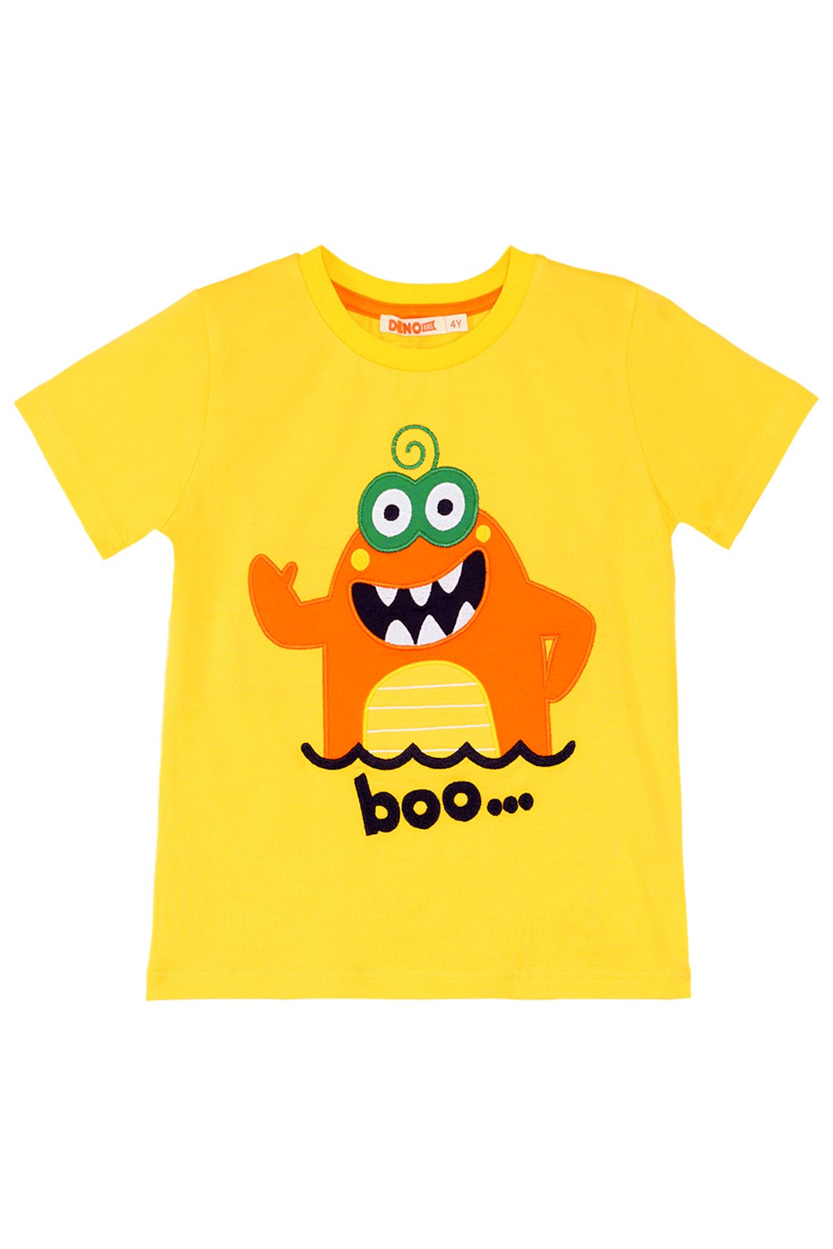 Denokids-Boy's Lake Monster Summer T-shirt and Shorts Set 5