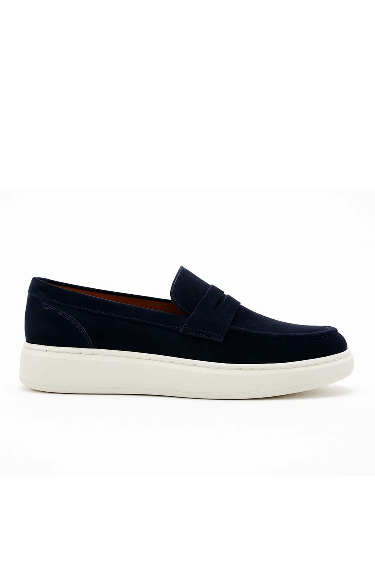 Men's Navy Blue Summer Casual Eva Sole Suede Shoes
