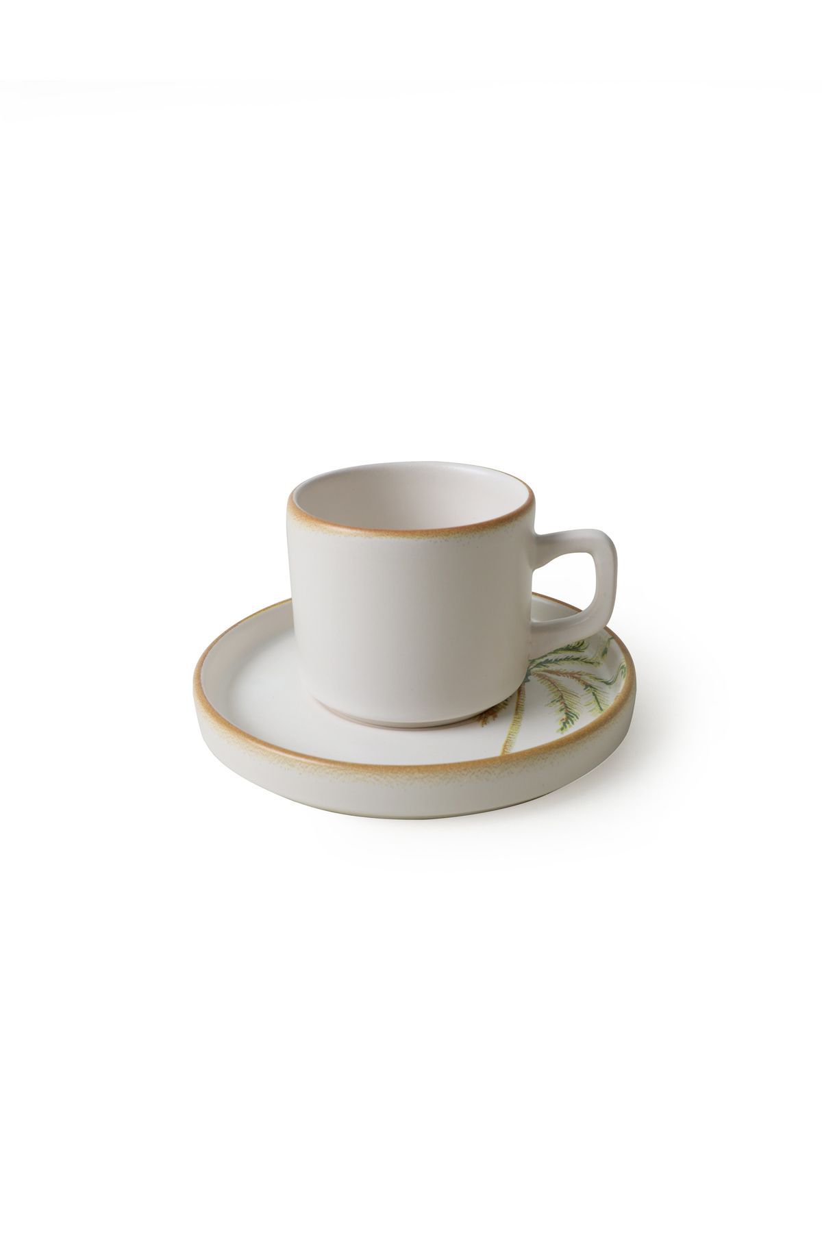Keramika-Σετ τσαγιού Bronze Palm Stackable 12 τεμαχίων για 6 άτομα 22902-03 6