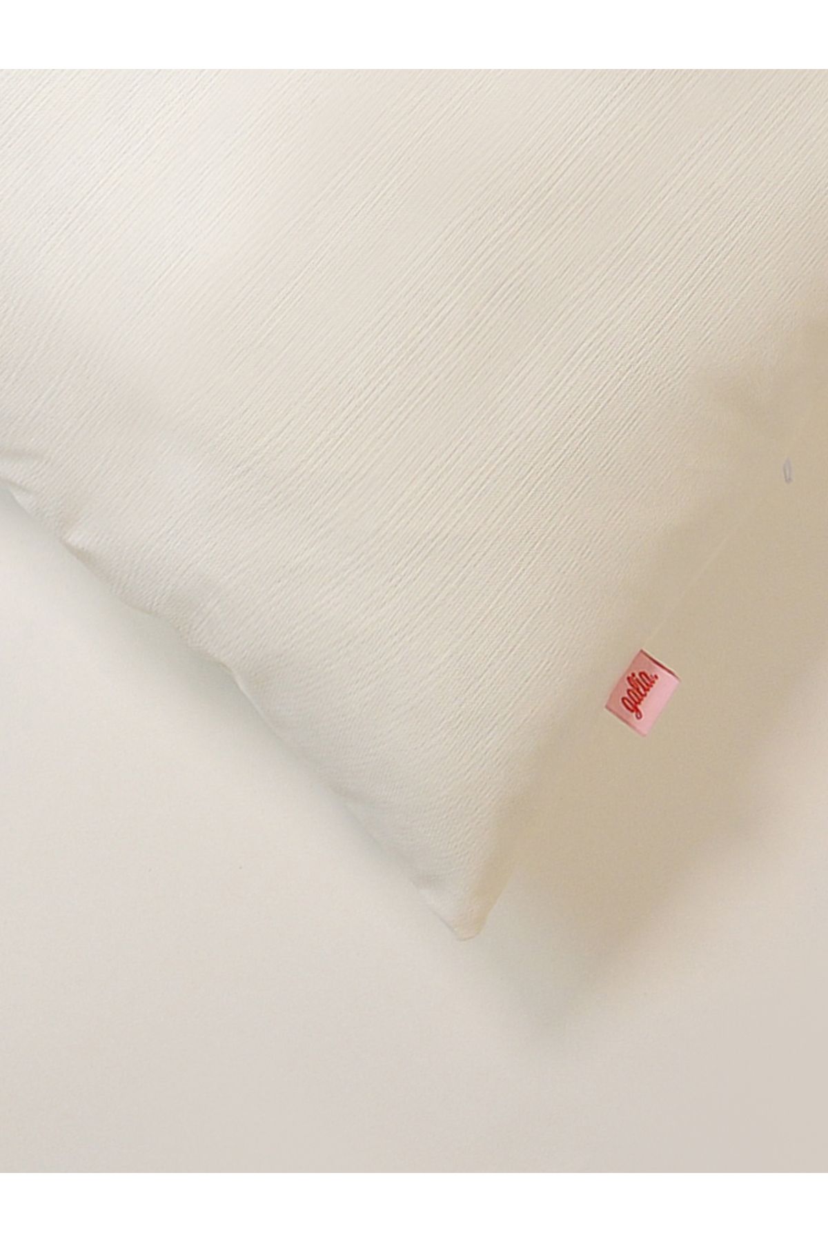 Galia Tasarım-Soft Touch Plain Ecru Pillow Case 45X45 cm Bottom Zipper 3