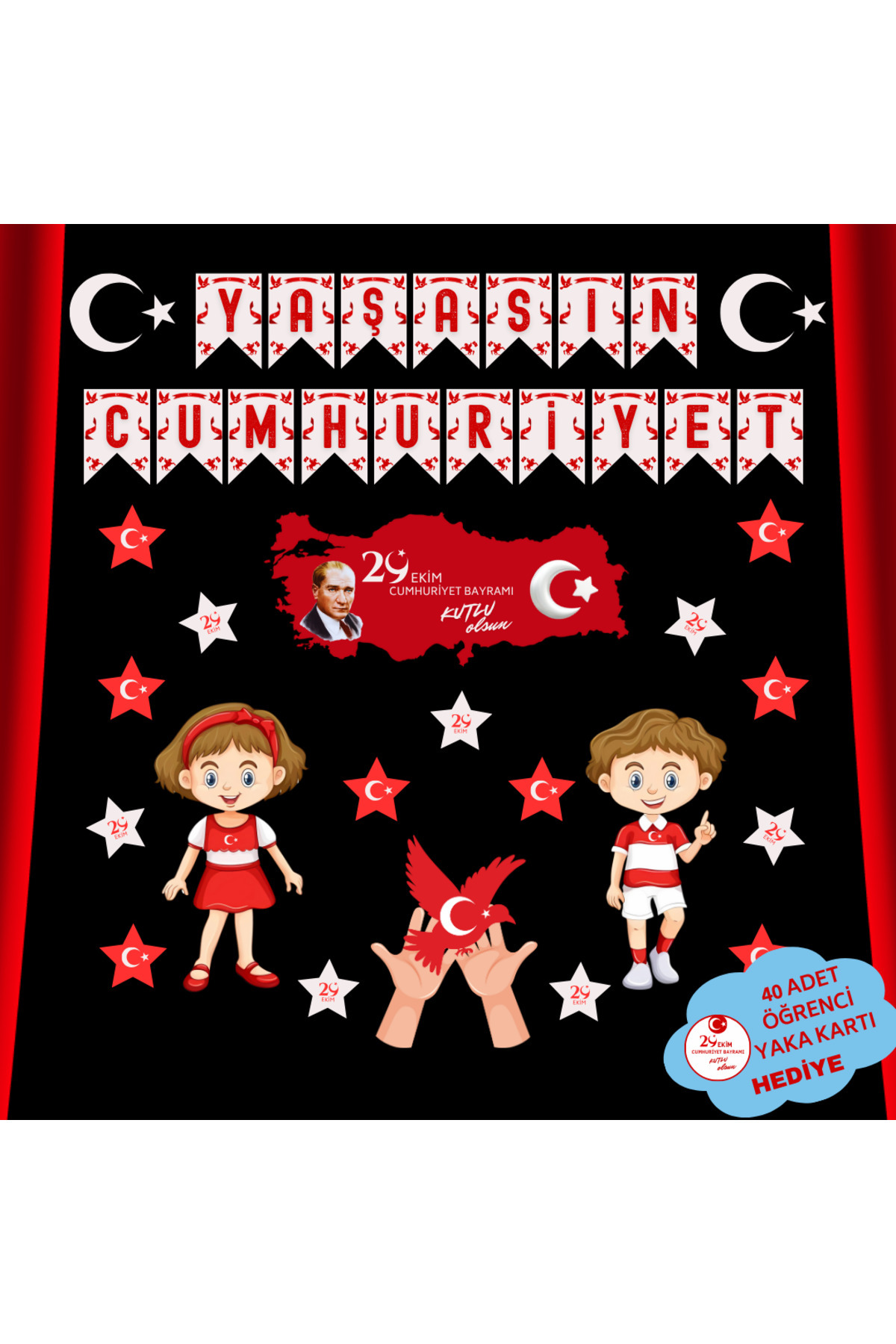 Ti Play Yaşasın Cumhuriyet Bristol Baskı Pano