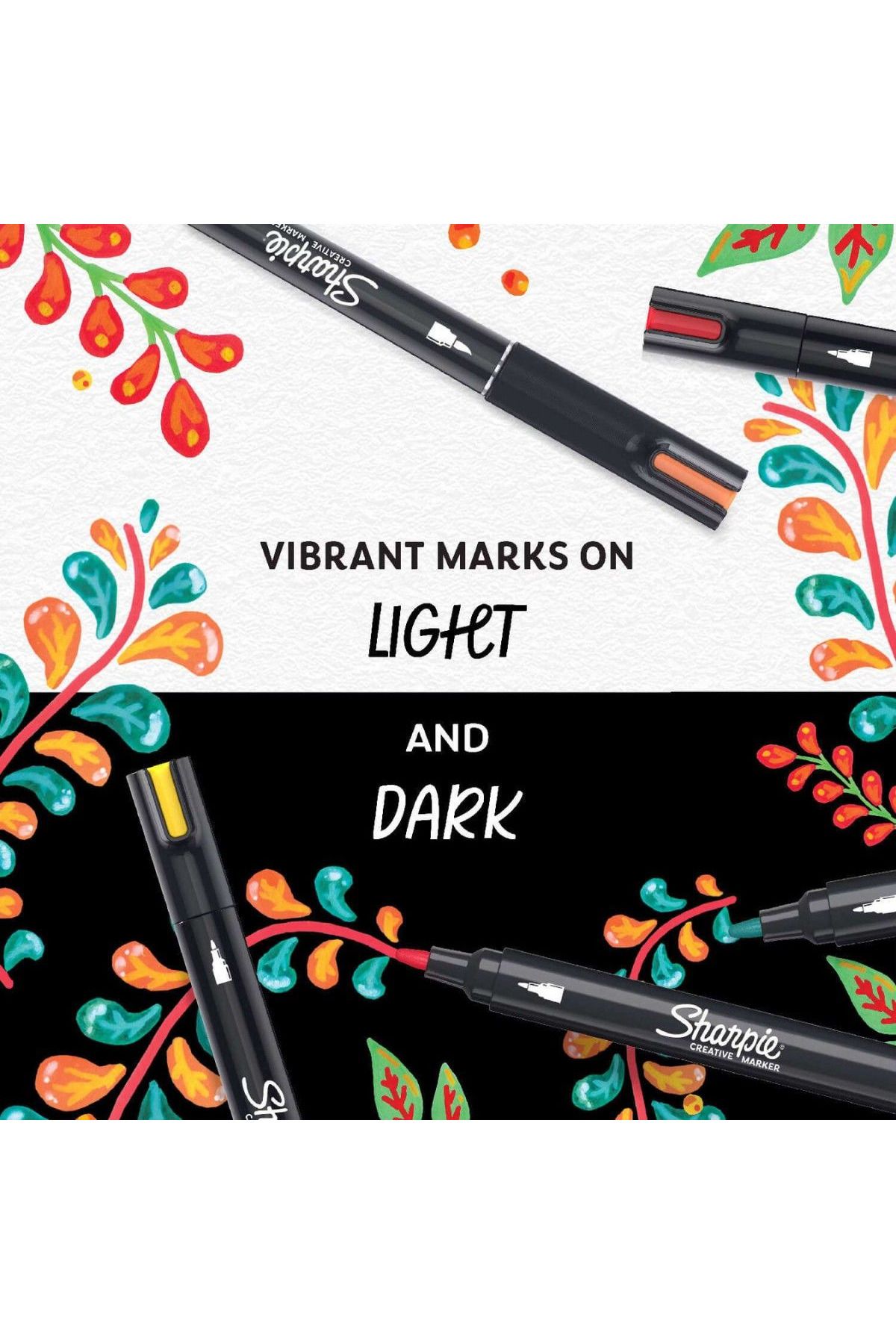 Art Tone-Sharpie Permanent Marker Round Tip Set of 12 Paint Effect 7