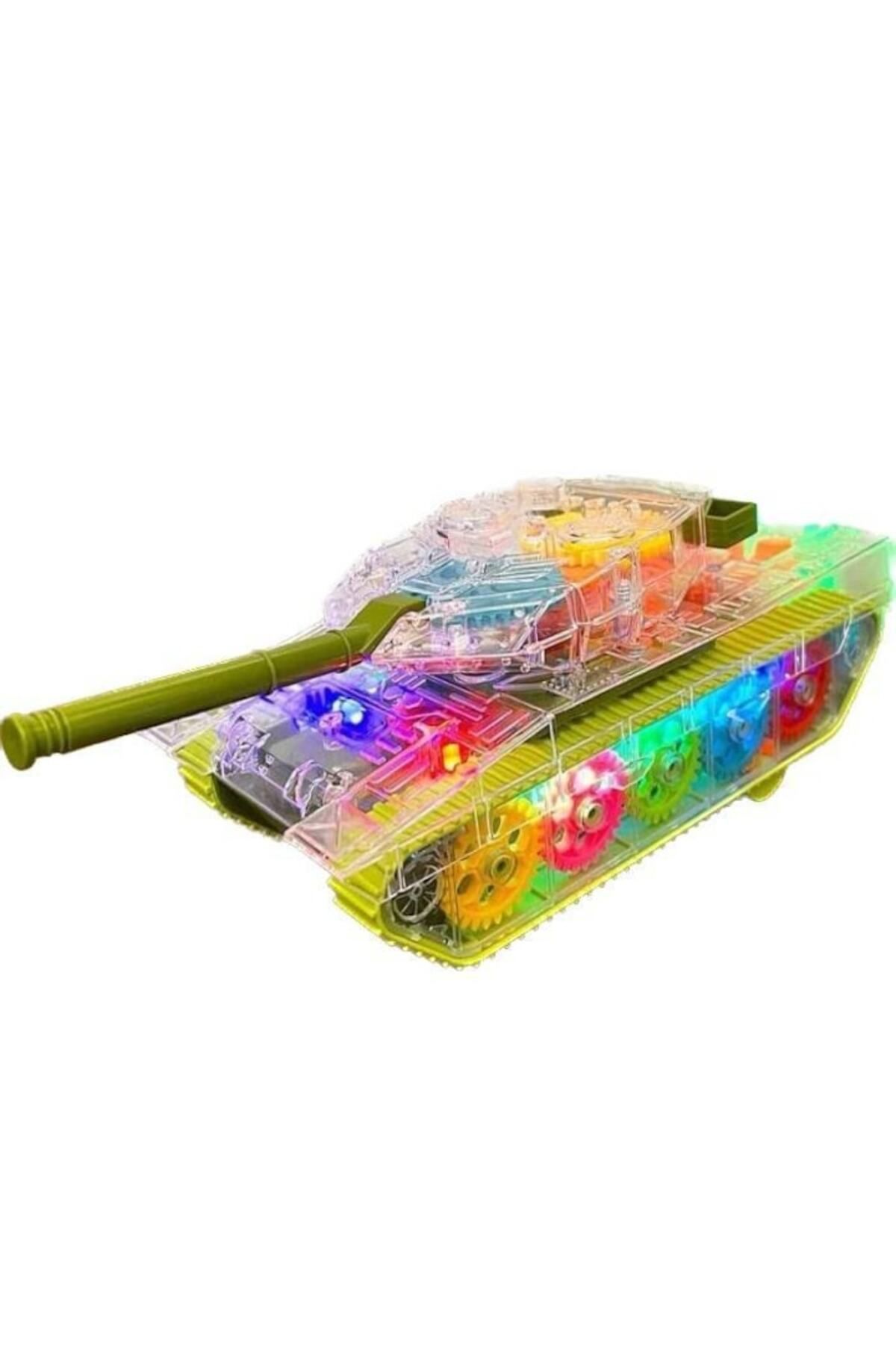 OEM-Tank With Transparent Shell, Multicolored Lights, With/Without Sounds, 18 Cm 3