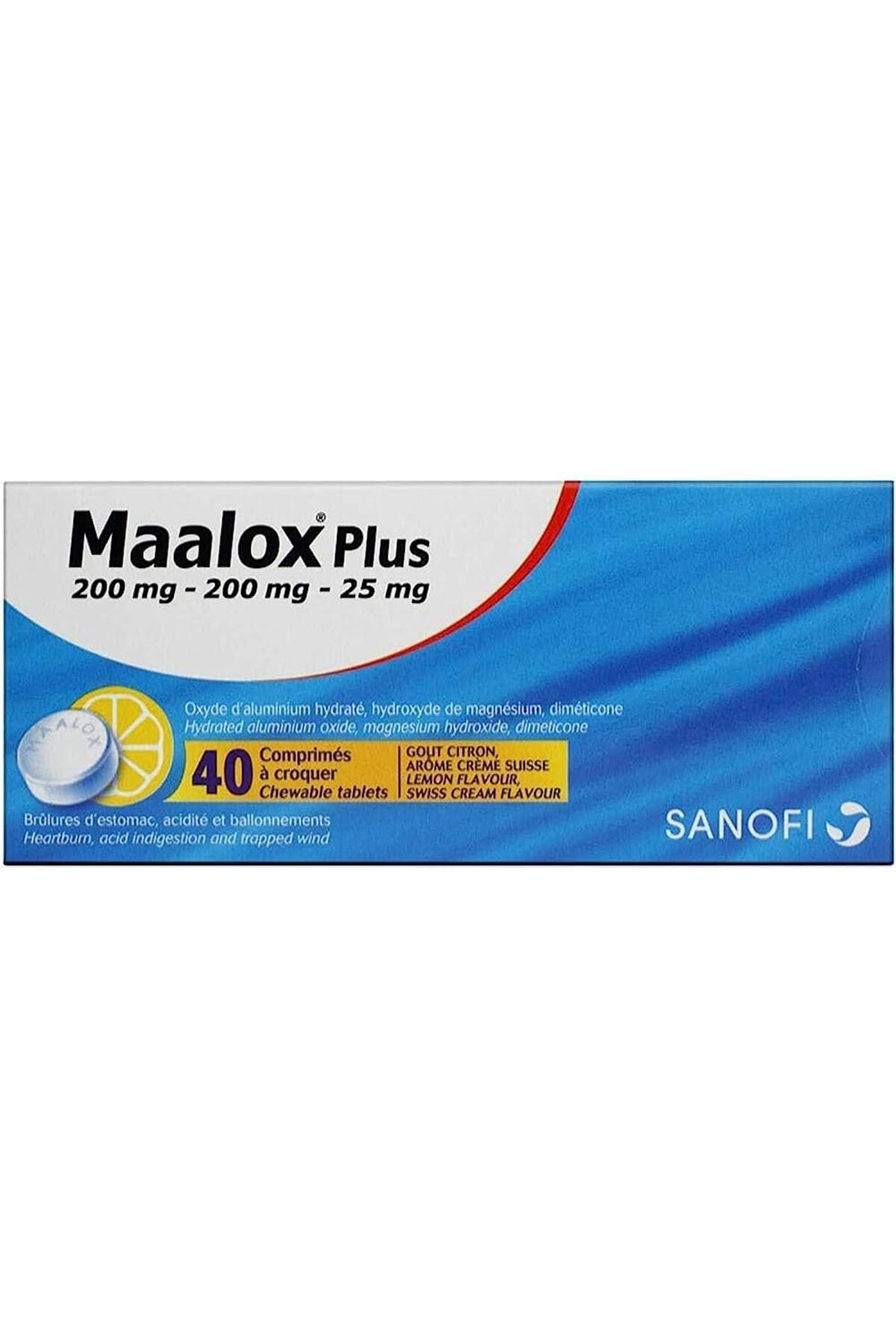 OTC-Maalox Plus Chewable Tablets 40S 1