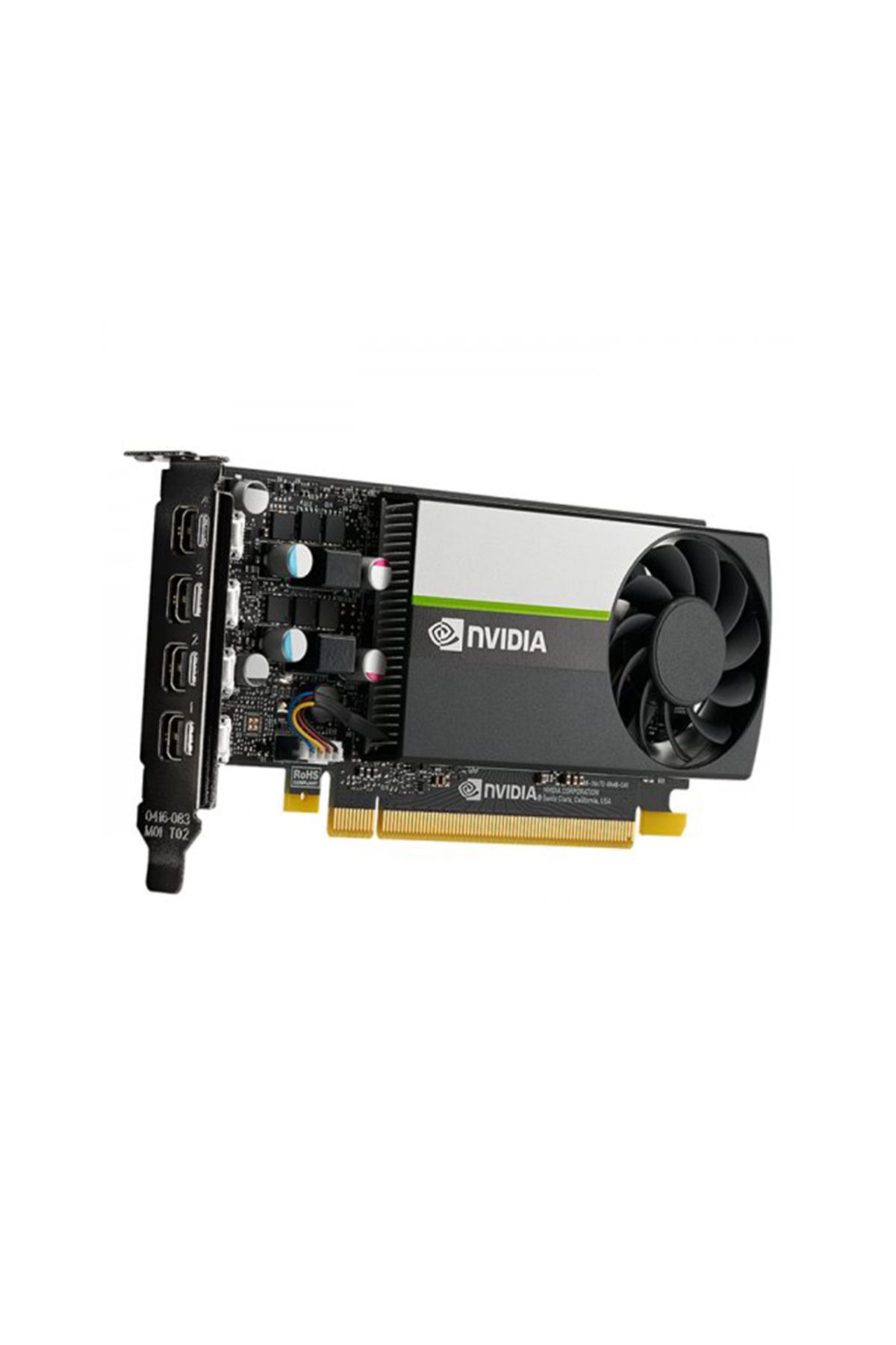 PNY QUADRO-Vcnt1000-4Gb-Sb, T1000, 4Gb, Ddr6, 128Bit, Single Fan, 4Xmini Dp, Graphics Card 4