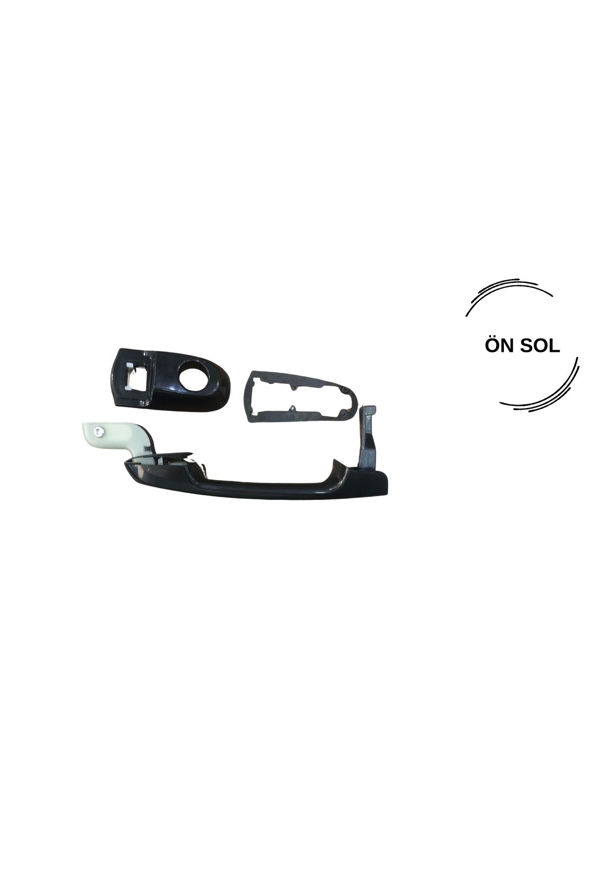 MEF-Accent Era Compatible Front Right and Left Exterior Door Handle Set between 2006 and 2012 Models 3