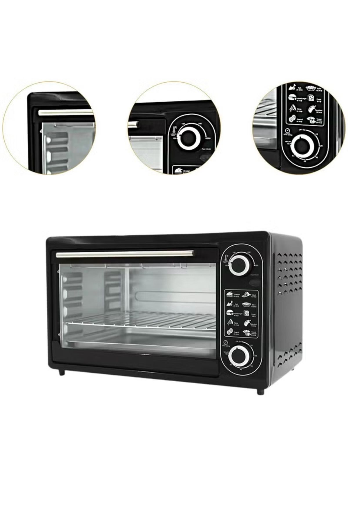 Denx-Electric oven with large temperature control device 5