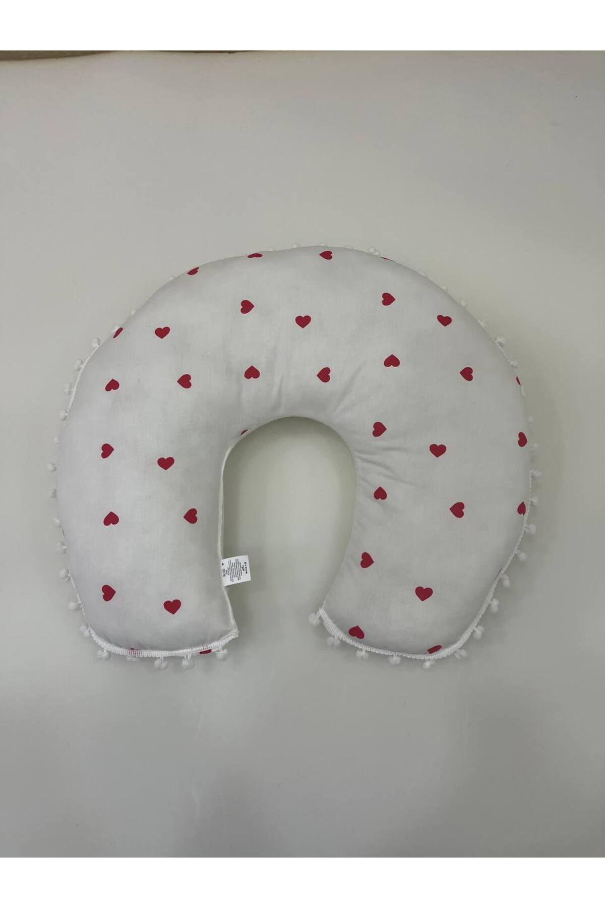 BUSEBABYHOME Krem , Çift Taraflı Emzirme Yastığı/Emzirme Minderi/Bebek Destek Minderi/ Hamile Yastığı fotoğrafı 2 (önizleme)