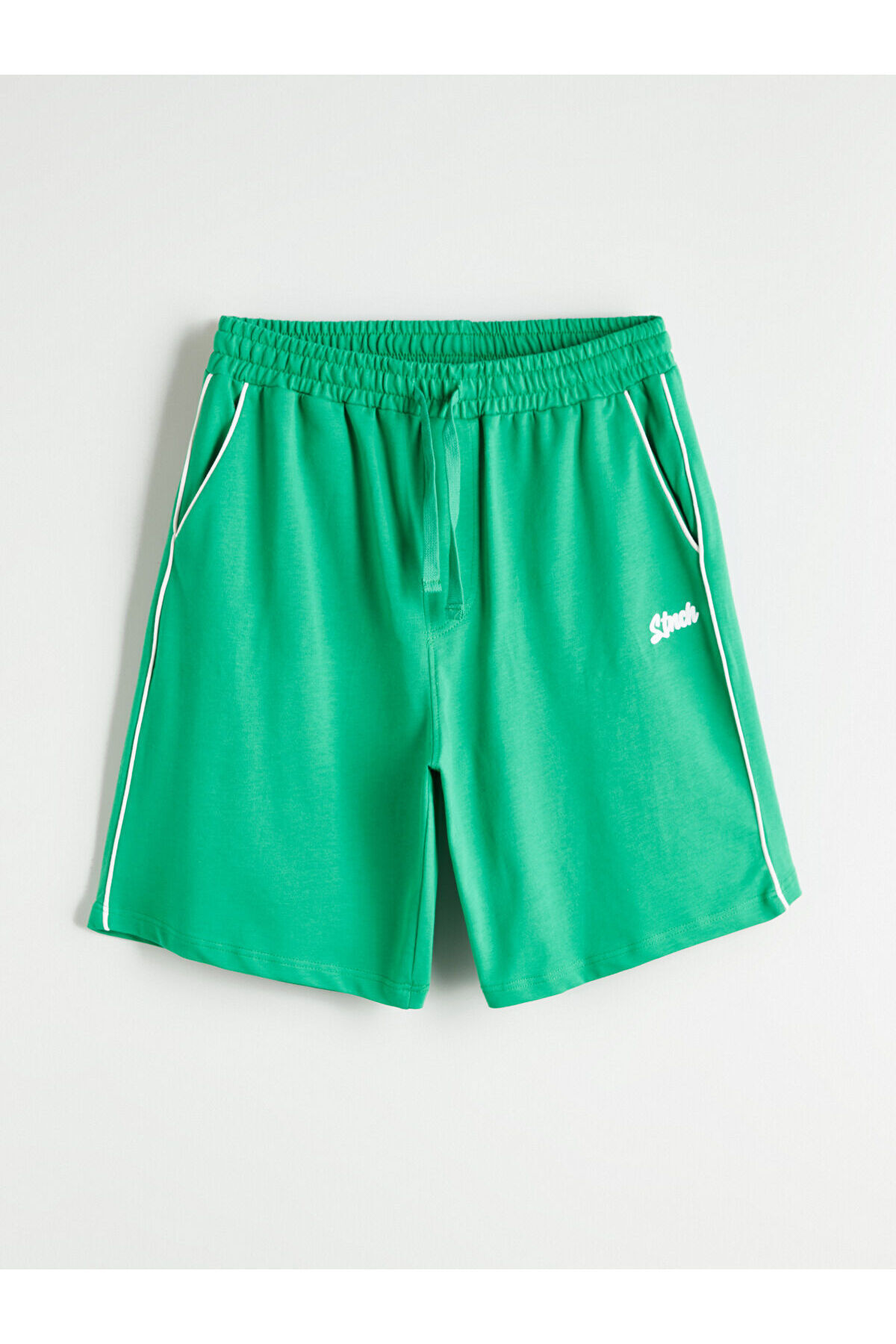 LC Waikiki-Standard Pattern Pique Men's Shorts 5