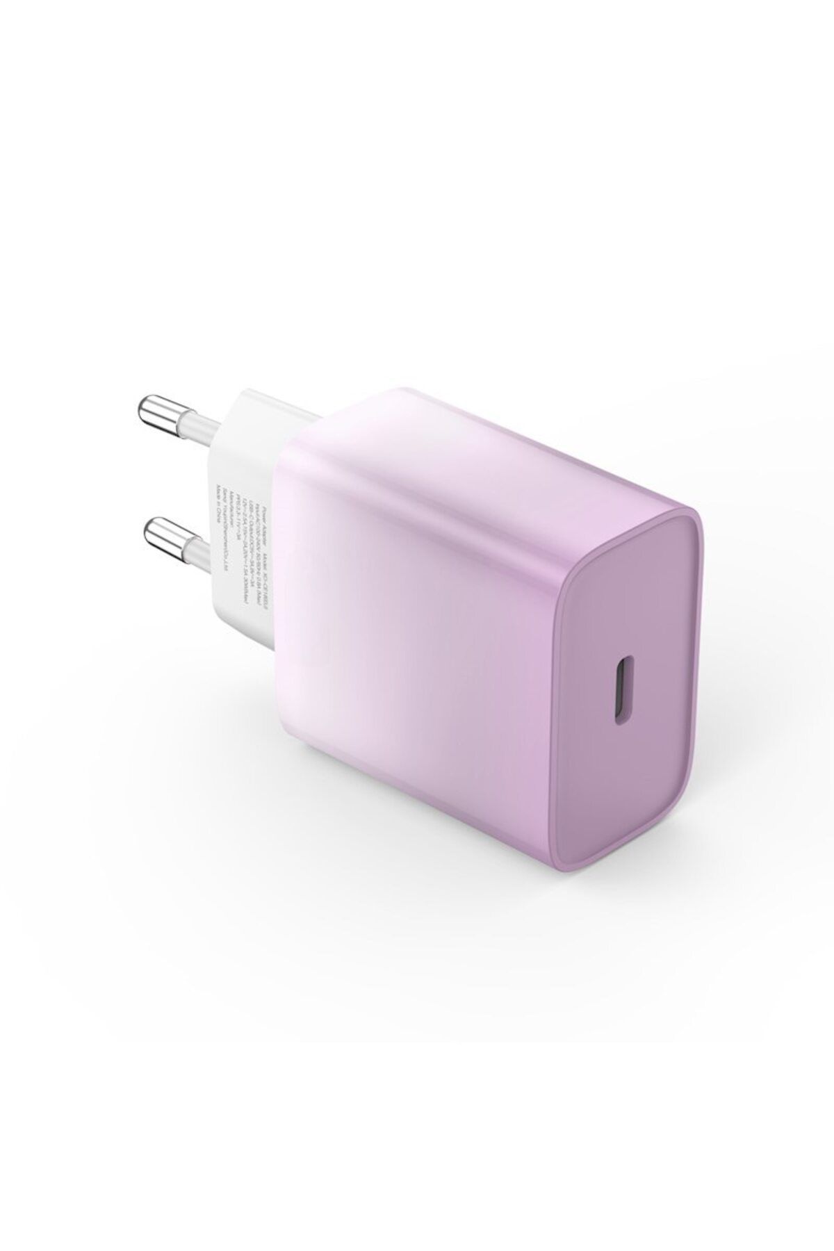 OEM-Incarcator Retea, 30W, 3A, 1xUSB-C, CE18, Violet 4