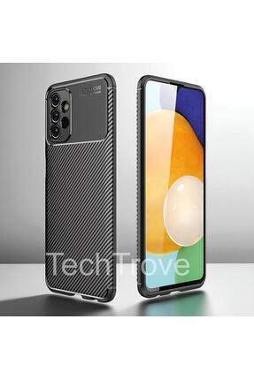 TechTrove Samsung Galaxy A13 Kılıf Kamera Korumalı Darbe Emici Karbon Fiber D...