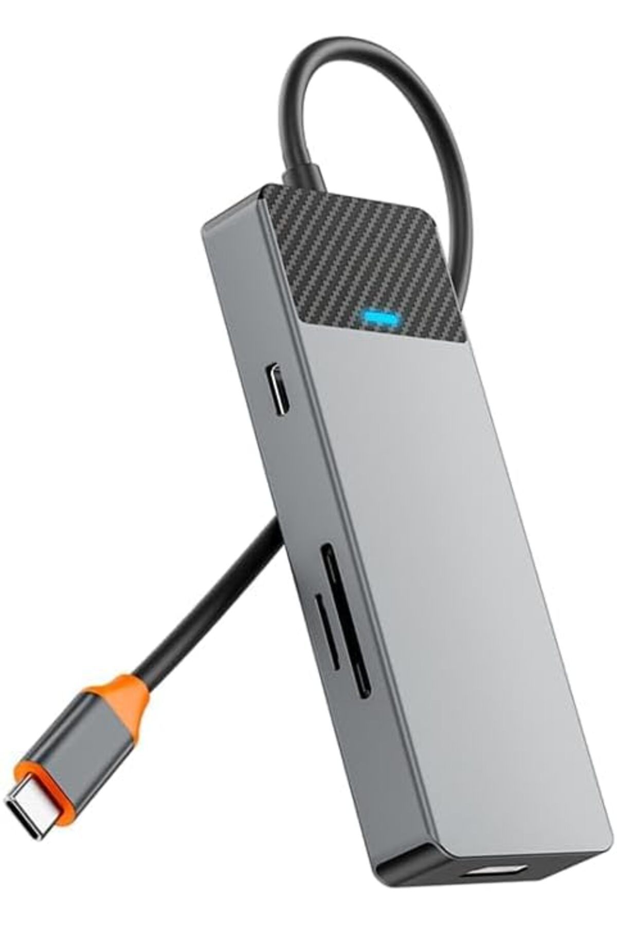 WIWU-Linker A721HD 7 In 1 USB-C Hub - Grey 4