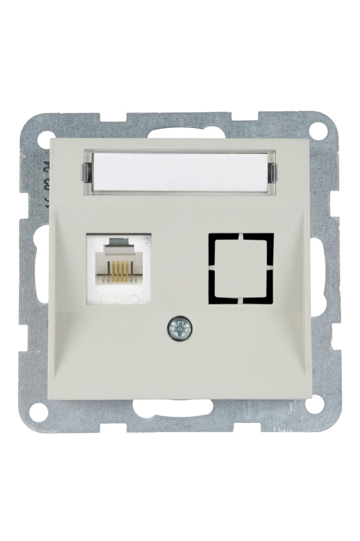 PANASONIC-CAT6 Socket Mechanism Karre Plus 55 Soft Touch Sandstone 1