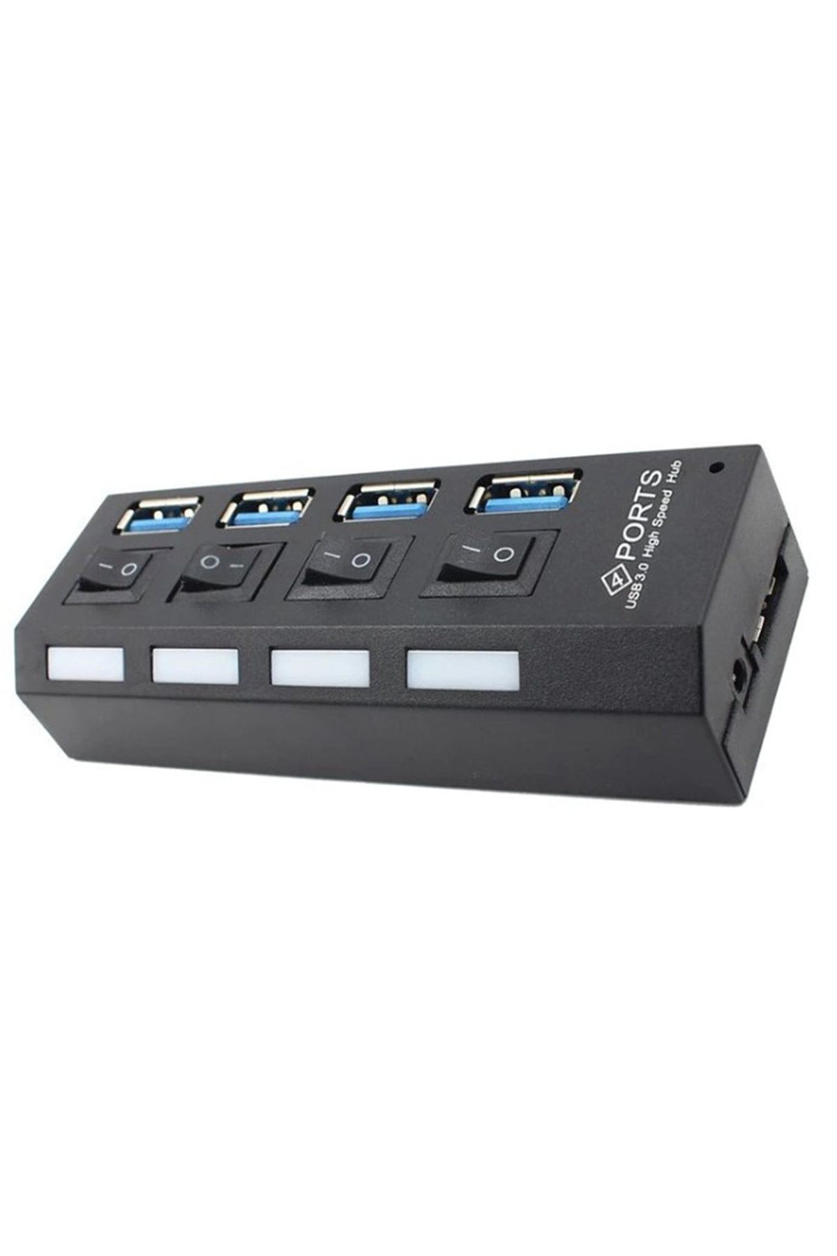 divendi-ro-USB Hub with 4 High Speed USB 3.0 Port, On/Off Button, with included power cable, black 5