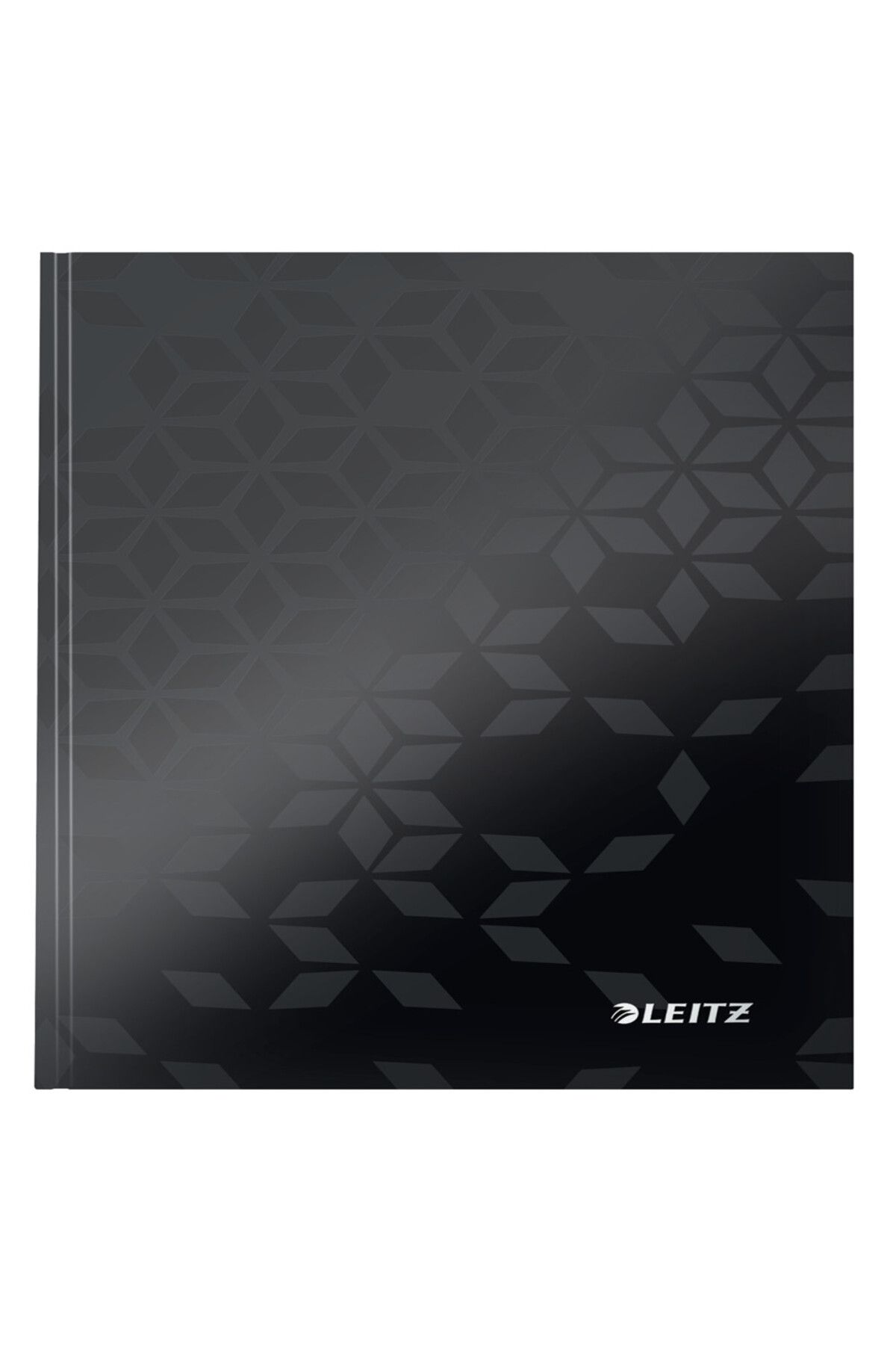 Leitz-, Notebook A5, Dictando Ruling, 80 Pages, Black Cardboard Cover, WOW Collection 1