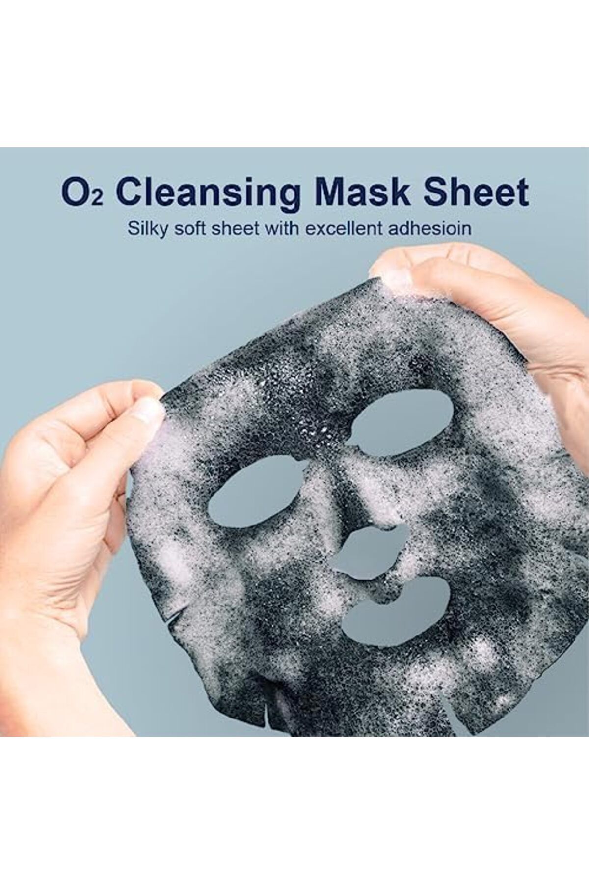 Purederm-Deep Purifying Black O2 Bubble Mask Charcoal Facial Sheets with Detoxifying and Moisturizin 4