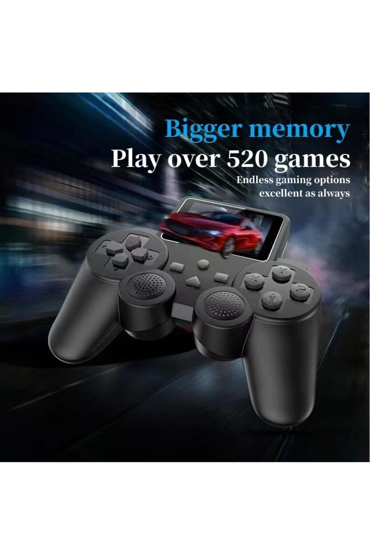 Yuwell-YU WELL S10 GAMEPAD Controller Gamepad with Built-in HD Color Screen with 520 Classic Games 6