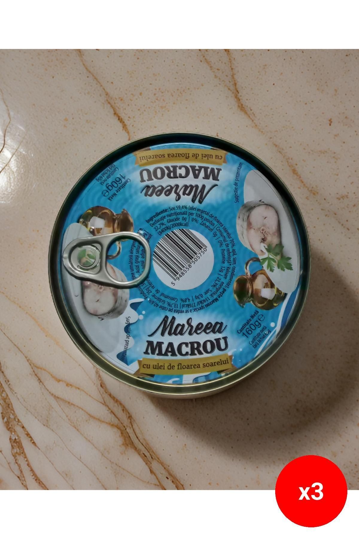 Mareea Macrou Cu Ulei De Floarea Soarelui 160g - X3buc - One Size